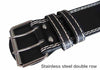 French Fitness Leather Weight Lifting Belt (New)