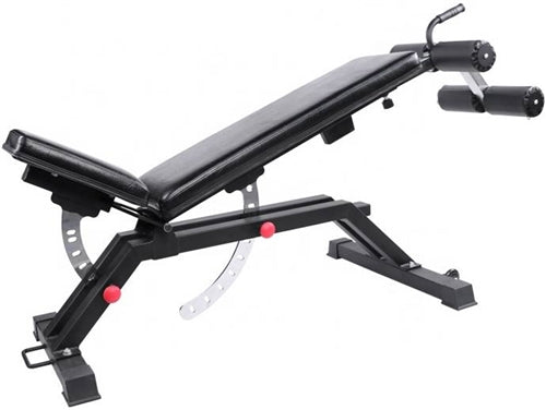 French Fitness Multi Adjustable Bench w/Ab Rollers (New)