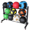 French Fitness 3 Tier Medicine & Slam Ball Rack (New)