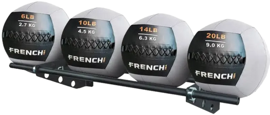 French Fitness MBR4 Wall Mounted Medicine Ball Rack (New)