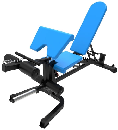 French Fitness Multi Functional Adjustable Bench V2 w/Arm Curl + Leg Ext (New)