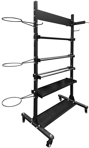 French Fitness Multi-Storage Accessory Tower Rack Image