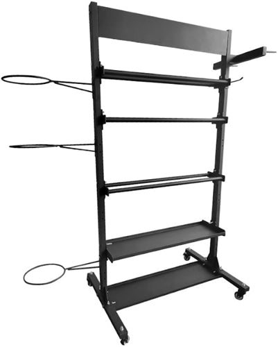 French Fitness Multi-Storage Accessory Tower Rack (New)