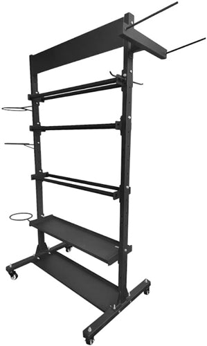 French Fitness Multi-Storage Accessory Tower Rack (New)