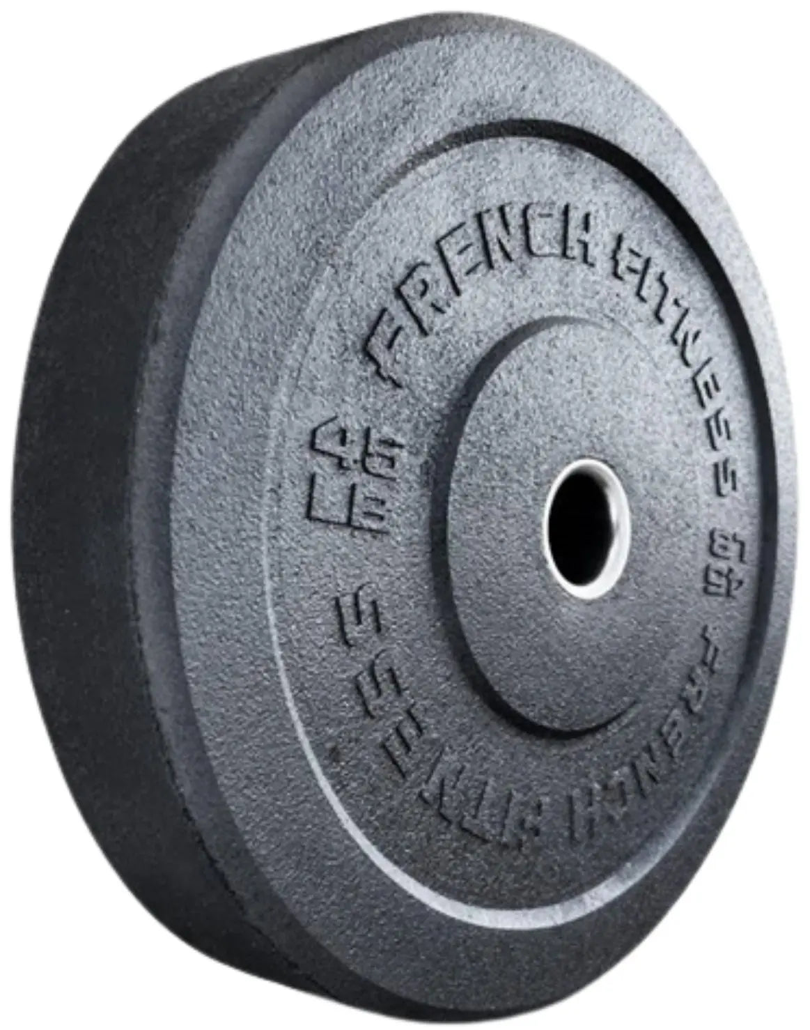 French Fitness Olympic Bumper Plate Set 240 lbs - Crumb Rubber (New)