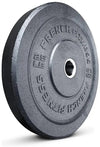 French Fitness Olympic Bumper Plate Set 260 lbs - Crumb Rubber (New)