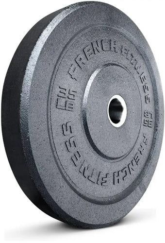 French Fitness Olympic Bumper Plate Set 260 lbs - Crumb Rubber (New)