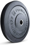 French Fitness Olympic Bumper Plate Set 280 lbs - Crumb Rubber (New)