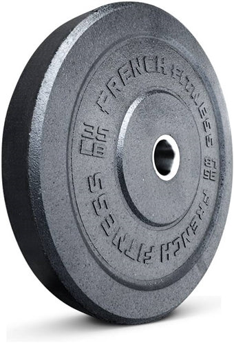 French Fitness Olympic Bumper Plates 35 lbs - Crumb Rubber Image