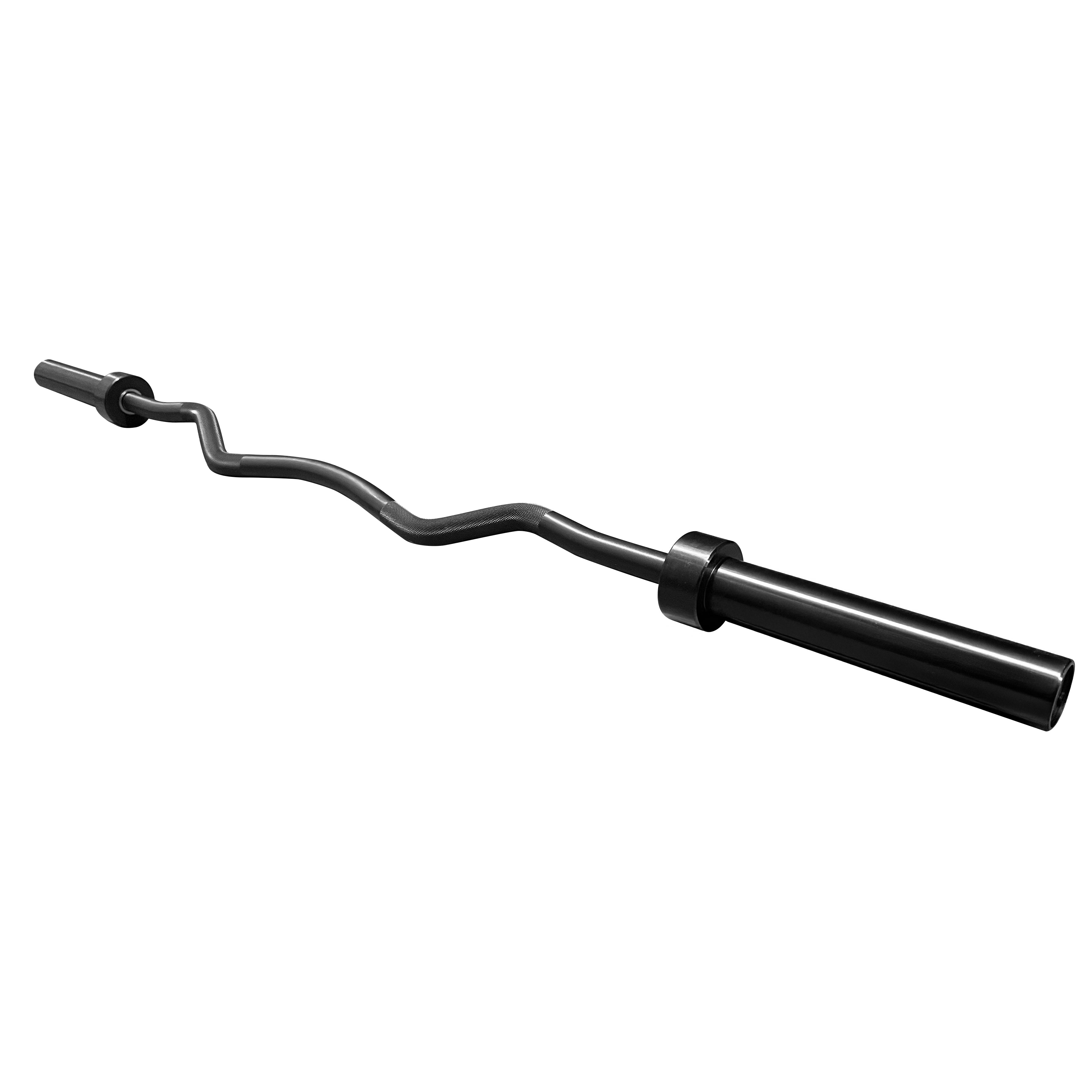 French Fitness 60" Olympic EZ Curl Bar - 700 lb Capacity (New)