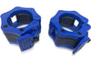 French Fitness Blue ABS Olympic Jaw Lock Collars / Clamps (Pair) Image