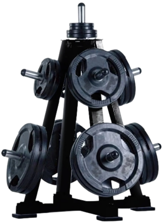 French Fitness OWT30 Olympic Weight Tree Storage Rack (New)