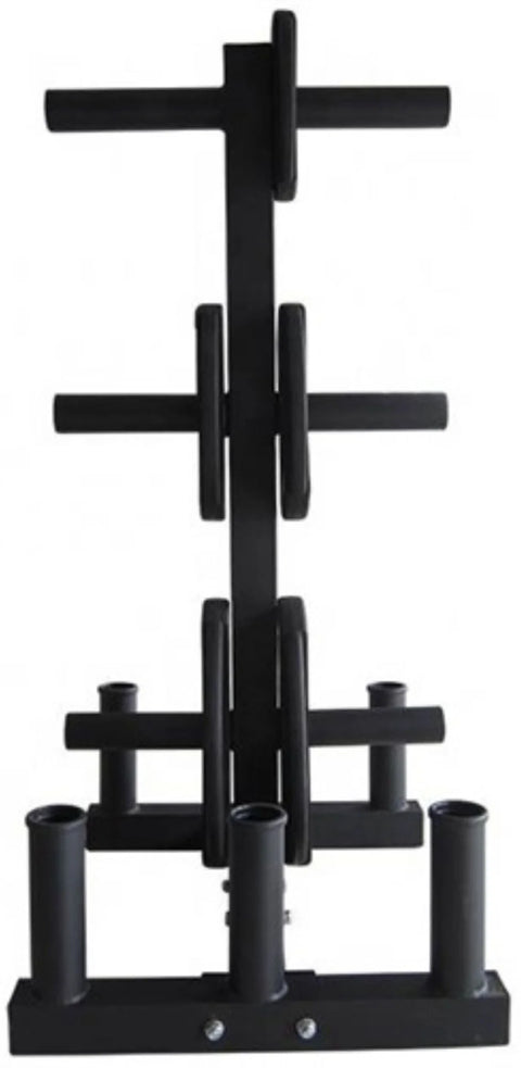 French Fitness OWTBH5 Olympic Weight Tree Rack & Bar Holder (New)