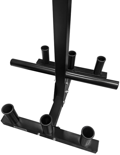 French Fitness OWTBH5 Olympic Weight Tree Rack & Bar Holder (New)