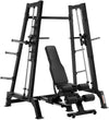 French Fitness Power Smith Dual System Converging Bench Press Combo Plate Loaded Image