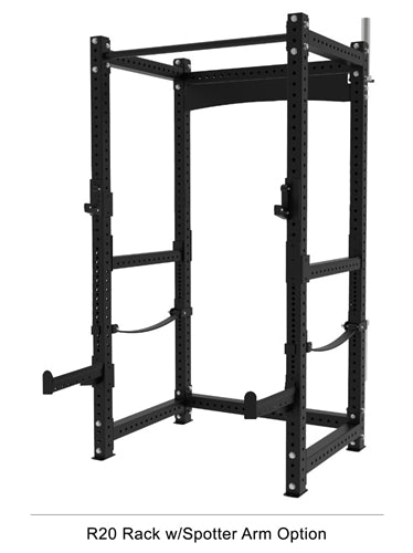 French Fitness R20 Full Squat Rack / Power Cage w/Bar (New)