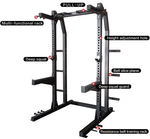 French Fitness R8 Half Cage / Squat Rack (New)