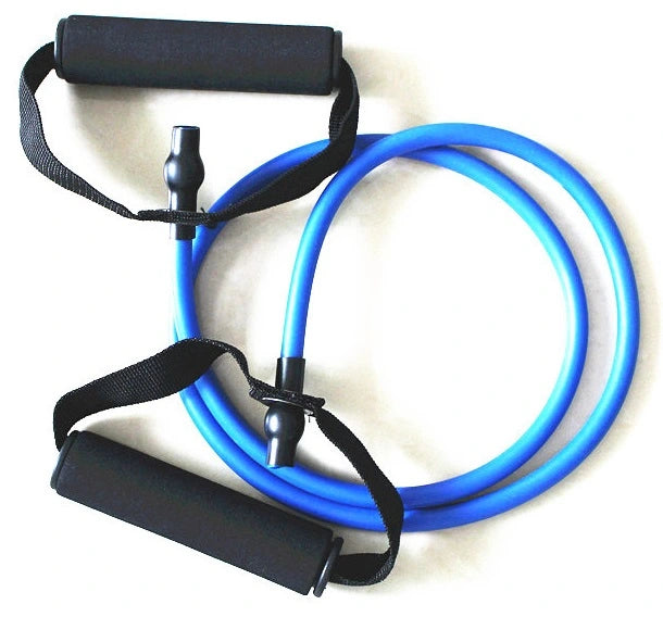 French Fitness Resistance Band w/Handles - Blue (13-20 lbs) Medium (New)