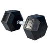 French Fitness Rubber Coated Hex Dumbbell Set 5-100 lbs (New)