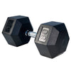 French Fitness Rubber Coated Hex Dumbbell Set 5-100 lbs (New)