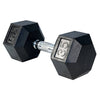 French Fitness Rubber Coated Hex Dumbbell Set 5-50 lbs (New)