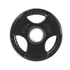 French Fitness Rubber Grip Olympic Plate 10 lbs Black (New)