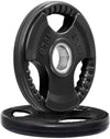 French Fitness Rubber Grip Olympic Weight Plate Set 70 lbs (New)