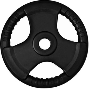 French Fitness Rubber Grip Olympic Weight Plate Set 350 lbs (New)