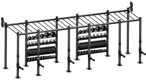 French Fitness Free Standing Rig & Rack System 20 (New)