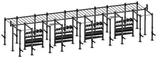 French Fitness Free Standing Rig & Rack System 21 (New)