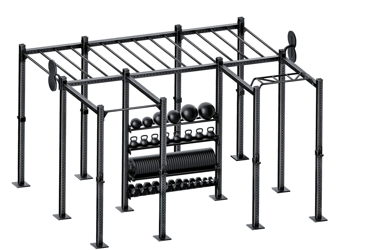 French Fitness Free Standing Rig & Rack System 21 (New)