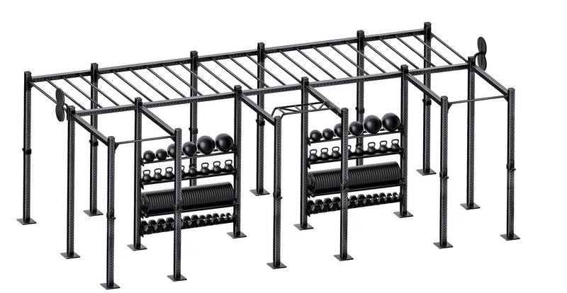 French Fitness Free Standing Rig & Rack System 21 (New)
