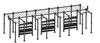 French Fitness Free Standing Rig & Rack System 21 (New)