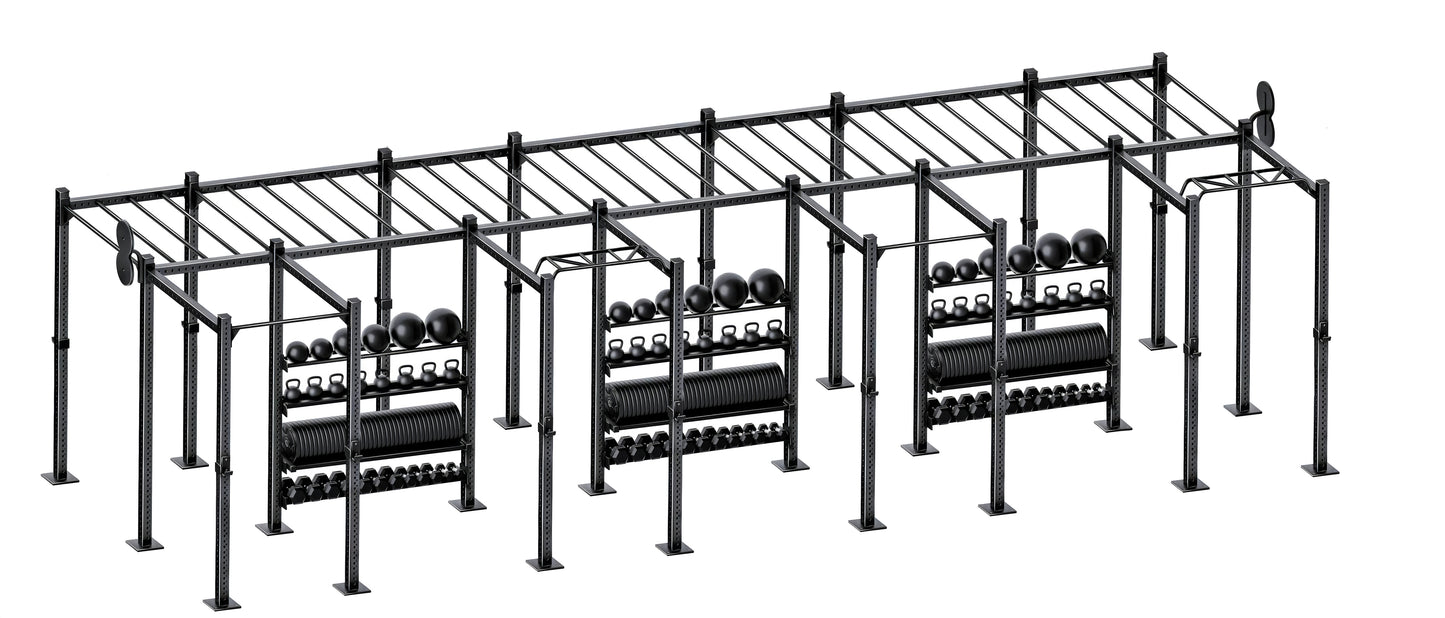 French Fitness Free Standing Rig & Rack System 21 (New)