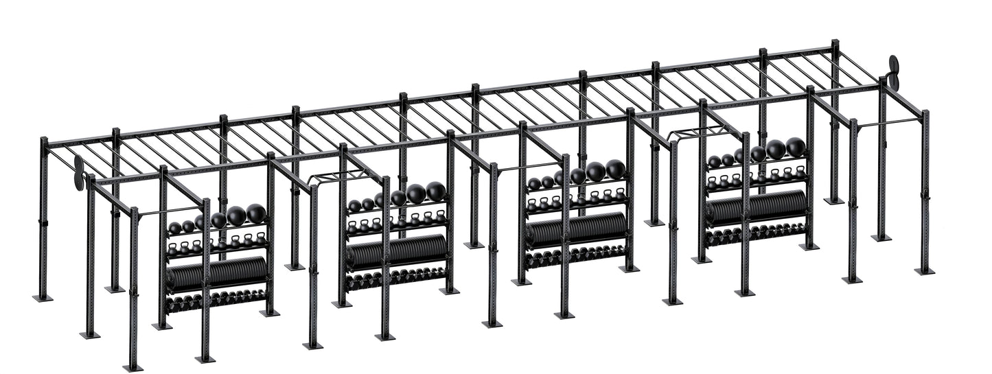 French Fitness Free Standing Rig & Rack System 21 (New)
