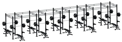 French Fitness Free Standing Rig & Rack System 22 (New)