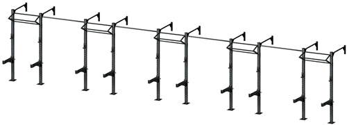 French Fitness Wall Mounted Rig & Rack System 7 (New)