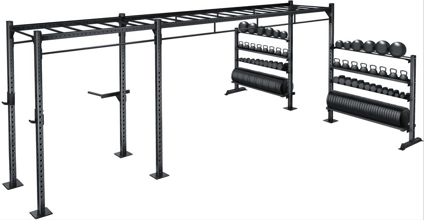 French Fitness Free Standing Rig & Rack System 9 (New)