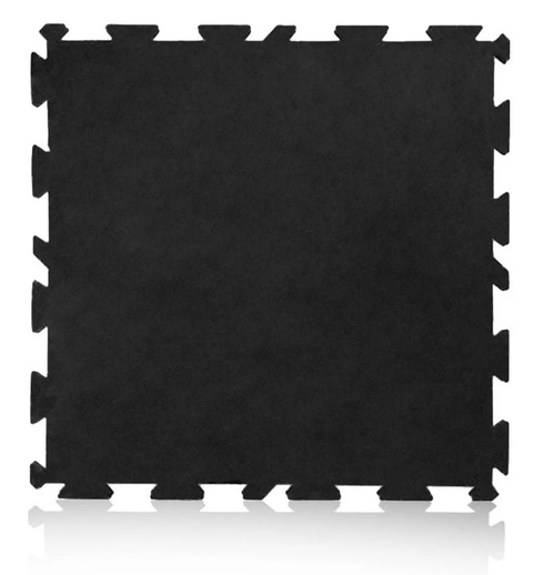 French Fitness Rubber Interlocking Tiles Gym Flooring (39.37"x39.37" ea) (New)