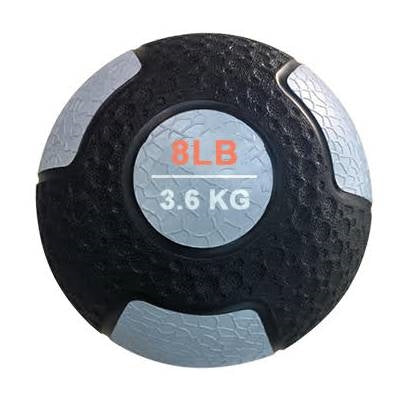 French Fitness Rubber Medicine Ball Set of 10 (4 to 30 lbs) (New)