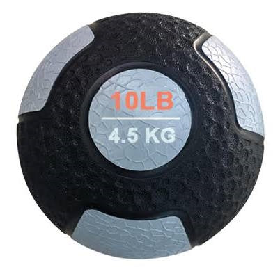 French Fitness Rubber Medicine Ball Set of 10 (4 to 30 lbs) (New)