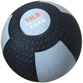 French Fitness Rubber Medicine Ball 10 lb (New)