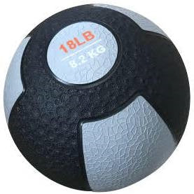 French Fitness Rubber Medicine Ball 18 lb (New)