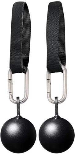 French Fitness Rack & Rig Cannonball Grips with Straps - Set of 2 Image