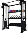 French Fitness Rig & Rack Functional Trainer w/3 Tier Storage 49" Image