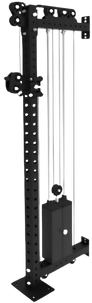 French Fitness Rack & Rig Rack Mounted Cable Column (New)