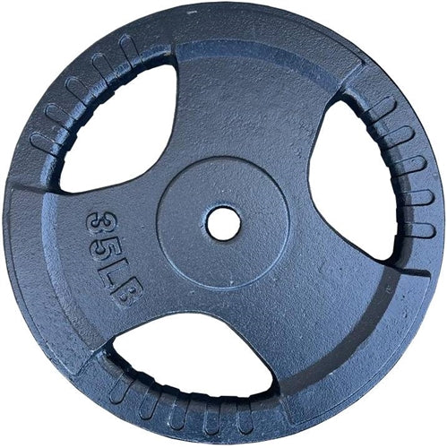 French Fitness Standard Cast Iron 1" Weight Plate Set 260 lbs (New)