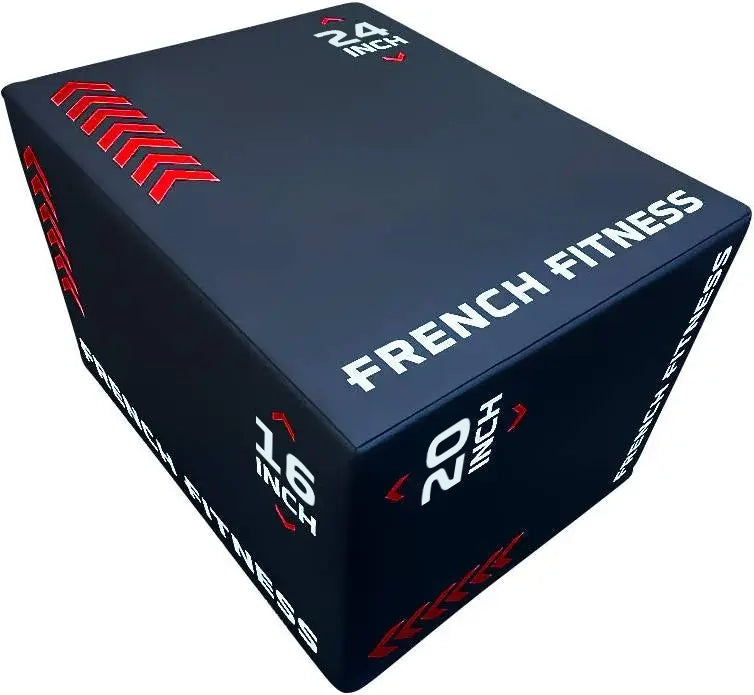 French Fitness 16-20-24 3-In-1 Soft Foam Plyo Box (New)