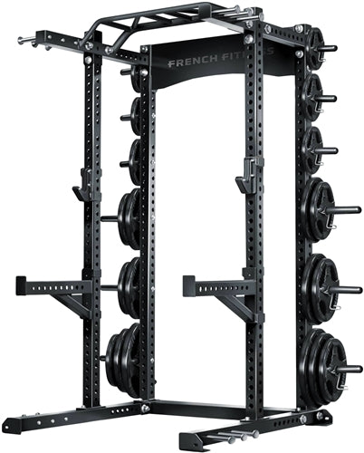 French Fitness SHR80 Commercial Half Rack / Bench Combo (New)