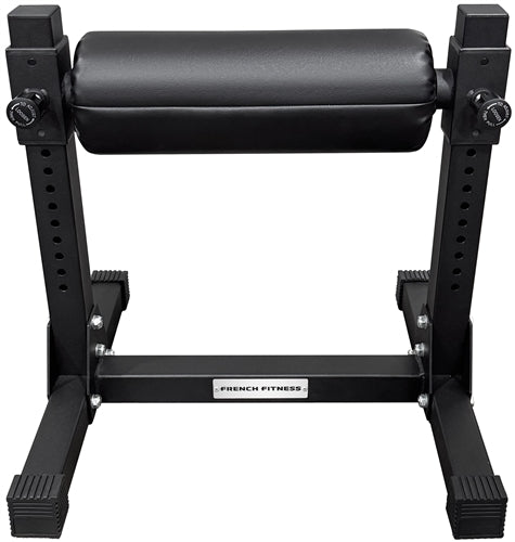 French Fitness Single Leg Roller Adjustable Squat Stand - Bulgarian Split Squats (New)